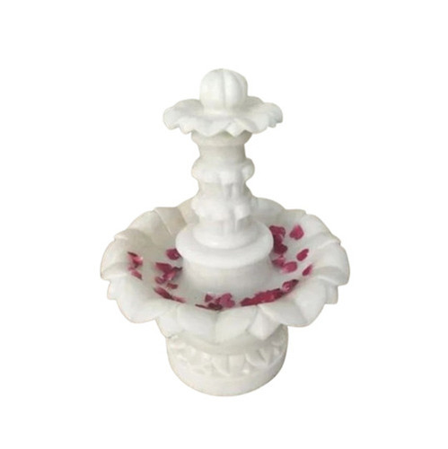Water Fountain - Stone Material, Standard Size, Copper Nozzle | Continuous Circulation, External Pump, Electrical 220V, Quiet Operation