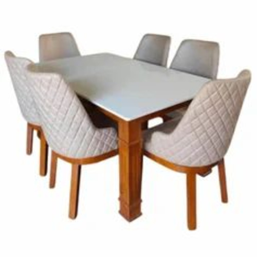 Wooden 6 Seater Dining Table 