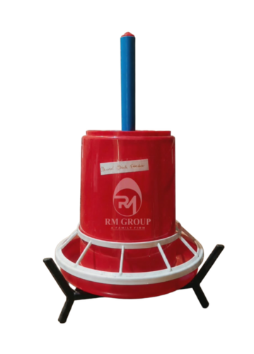 Chick Poultry Feeder - Color: Red