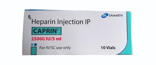Heparin Sodium Injection - Liquid Vial, Heparin Salt | Dosage As Per Direction, 2 Years Shelf Life