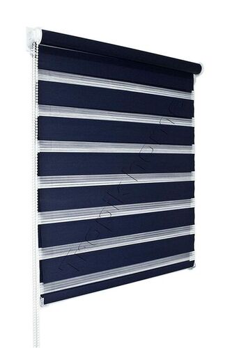 Night Blue Zebra Window Roller Blind