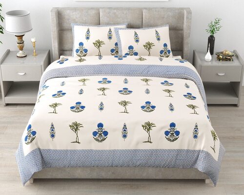 Premium Printed Cotton Bedsheet