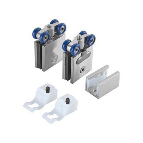 Single Frameless Door Sliding System Set