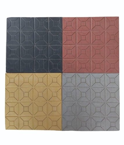 Concrete Chequered Tiles