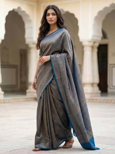 Elegant Look Designer Silk Saree