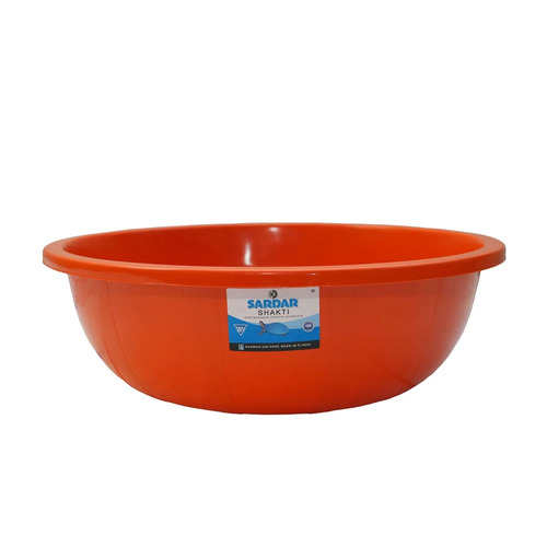 19 Inch Sardar Shakti Appu Plastic Ghamela - Color: Red