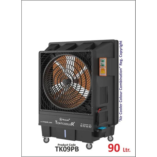 90 Liter Tent Cooler - Color: Black