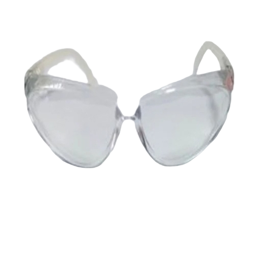 Suntek 100 Safety Goggle - Plastic, Free Size, Transparent | Impact Resistant, Anti Fog, UV Protection, Adjustable Strap