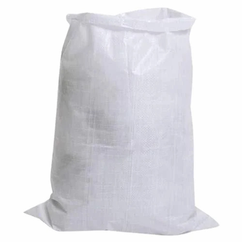 10 Mm White Pp Woven Bag