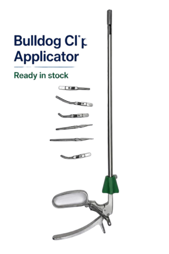 Bulldog Clip Applicator - Application: Laparoscopic Survery