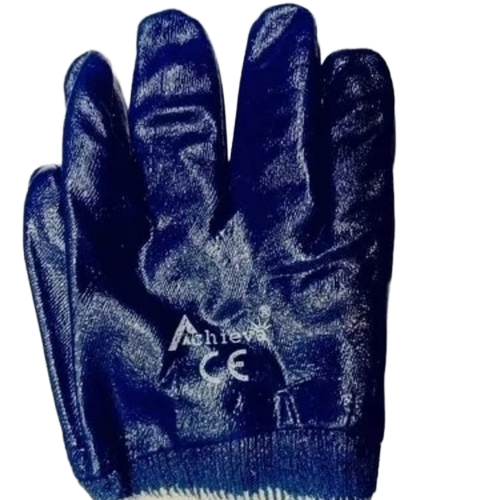 Blue Industrial Rubber Gloves
