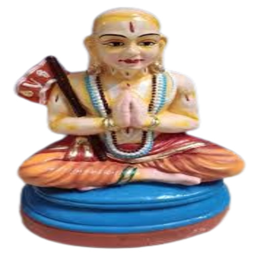 Multicolor Marble Ramanuja Statue