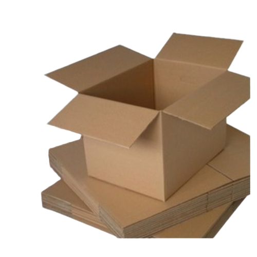 Plain Corrugated Packaging Boxes - Color: Brown