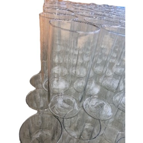 Glass Cylinder Vases - Bottom Diameter: 4 Inch