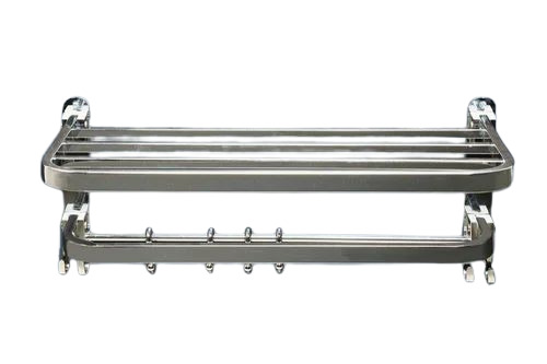 Stainless Steel Double Layer Towel Rack