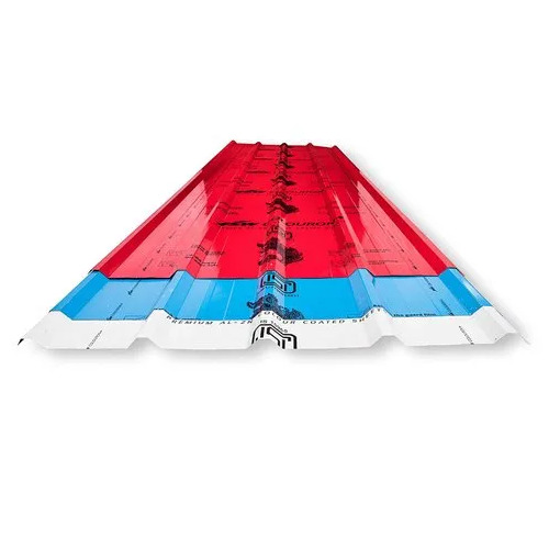 Color Coated Jsw Colouron+ Roofing Sheets - Color: Blue