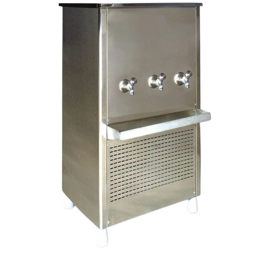 Three Tap Steel Water Cooler