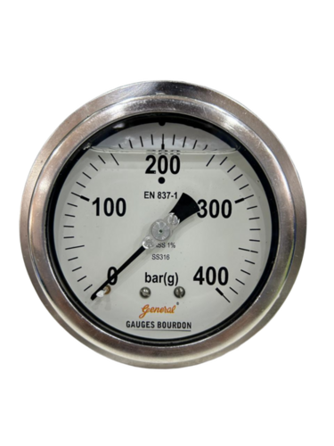 General Ss316 Bourdon Pressure Gauge - Accuracy: 1 %