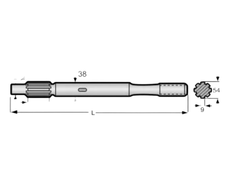R32 7803359601 High Design Shank Adaptor