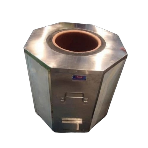 Silver Stainless Steel Tandoor