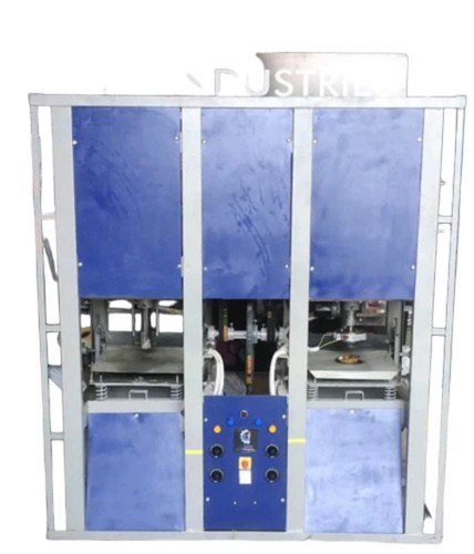 Fully Automatic Double Die Paper Plate, Thali Making Machine