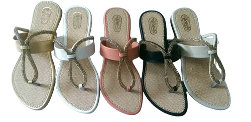 Designer Women Flat Slipper - Color: All