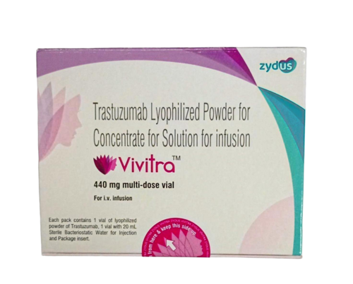 Vivitra Trastuzumab Lyophilized Powder - Height: 1 Inch (In)