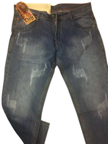 Casual Mens Jeans - Color: Blue