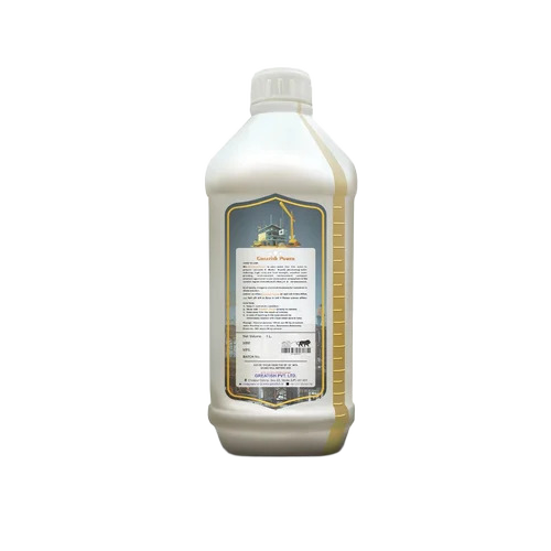 1 Litre Greatish Power Cement Admixture - M25 Grade, Liquid, 10% Water Reduction | Durable Concrete Application
