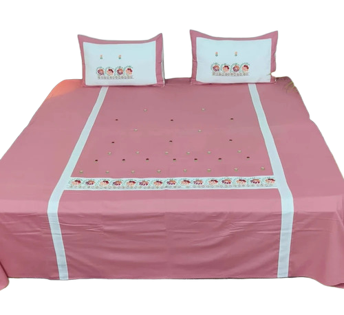 Embroidery Designer Bed Sheet
