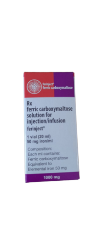 Ferinject 1000 Mg Injection - Expiration Date: 24 Hours