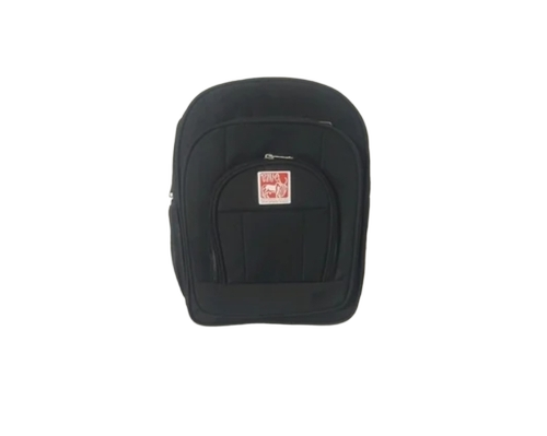 Polyester Black School Backpack Bag
