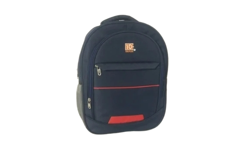 Polyester Blue School Backpack Bag