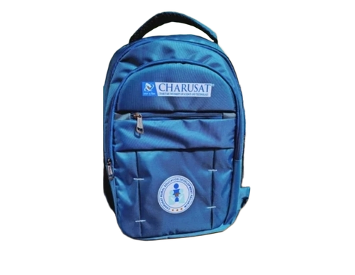 Waterproof Polyester College Bag - Color: Blue