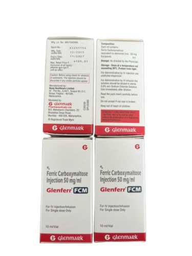 Glenfer Fcm 500Mg Injection - Capacity: 1 Kg