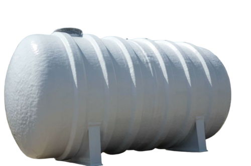 Horizontal FRP Chemical Storage Tank