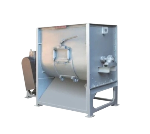 Stainless Steel Ms Detergent Powder Ribbon Mixer Machine - Automatic Grade: Automatic