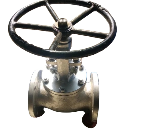 C S Globe Valves Flanged End - Color: Black