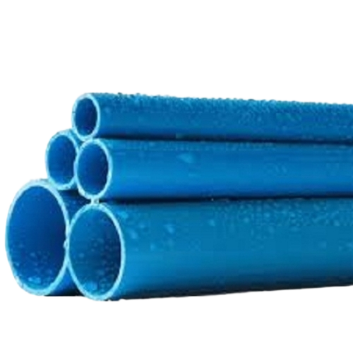 Leak Proof Round Blue Pvc Plastic Pipe