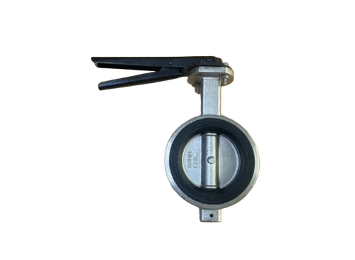 Stainless Steel Butterfly Valve - Color: Black