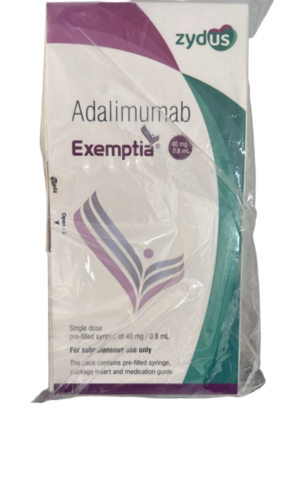 Zydus Exemptia Adalimumab Injection 40Mg - Origin: Indian