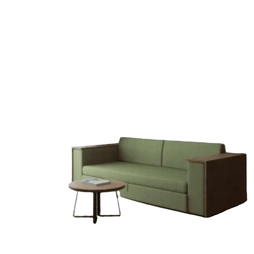 Contemporary Wooden Sofa Cum Bed - Dimensions: Width 4 Feet