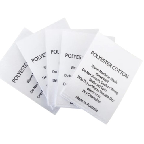 Garment Washcare Label