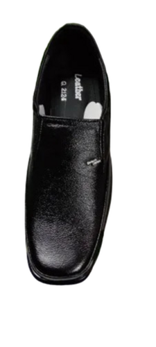 Leather Formal Shoes - Color: Brown