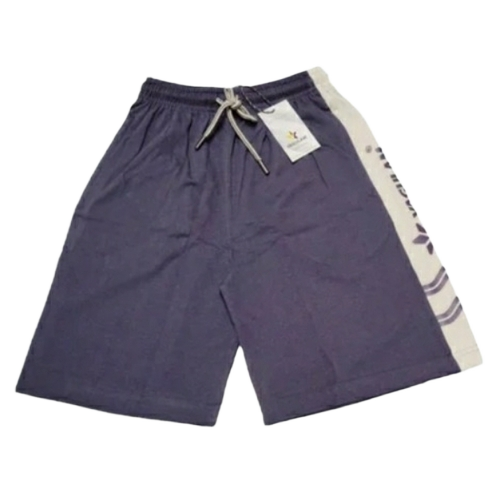 Mens One Side Zipper Cotton Shorts