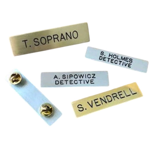 Metal Name Plate