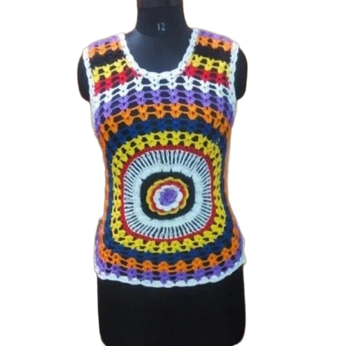 Multi Colour Crochet Top