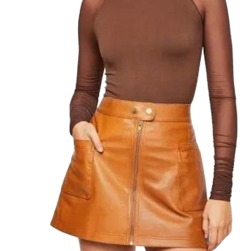 Women Leather Skirt