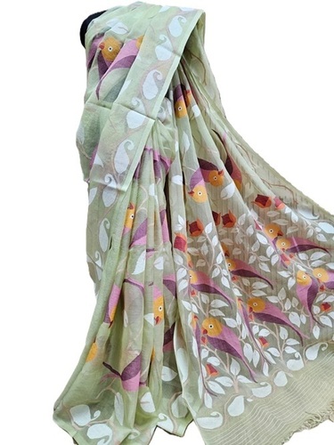 Handwoven Muslin Silk Saree