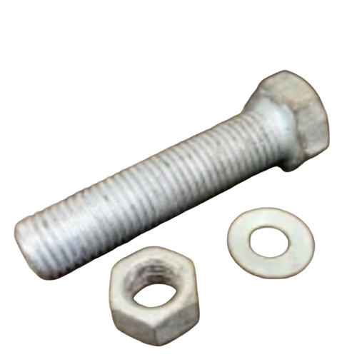 Mild Steel Bolt Nut - Corrosion Resistant Grey Durable Fastening with Precision Thread and Strong Grip